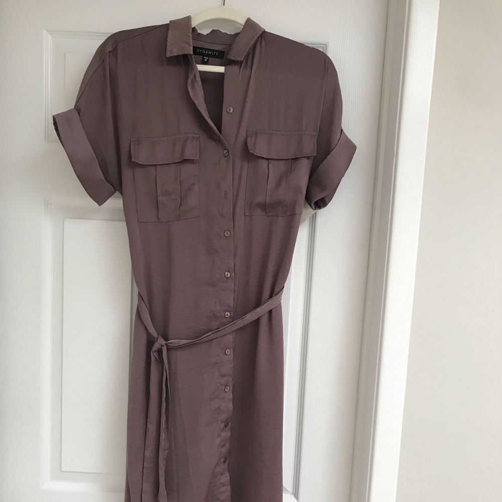 Dynamite Maxi Silky Dress